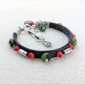 Brighton Retired Pagoda Beaded Bracelet One Size